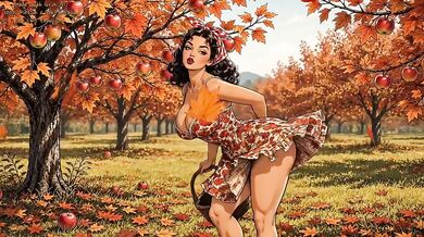 Horny Pinup Girl Destroyed By Grok Ai In Vintage Retro Porn