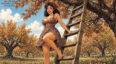 Horny Pinup Girl Destroyed By Grok Ai In Vintage Retro Porn