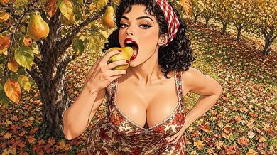 Horny Pinup Girl Destroyed By Grok Ai In Vintage Retro Porn