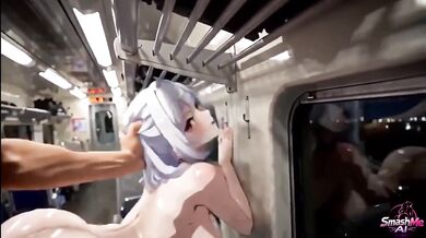 Ep 8 Christy Destroyed Gushing Breeding Cowgirl Inside Train Public Sex PoV