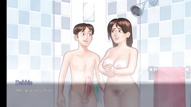 Hot Stepmom Big Tits Destroyed in Bathroom HD Fantasy