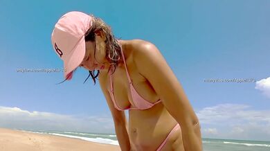 Hot Wife Destroyed Gushing Creampie On Nude Beach In Pink String Bikini 4K HD Natural Tits Real Sex Unscripted Authentic Asian MILF Amateur Outdoor