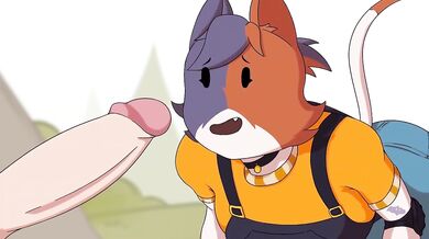 Bad Kitty Destroyed Gushing Choked Blowjob Furry Animation HD Cartoon Big Boobs