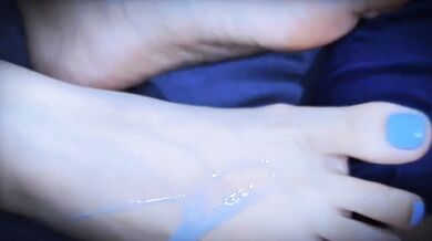 Toe Job Compilation Destroyed With Cum On Toes So Delicious Feet Fetish