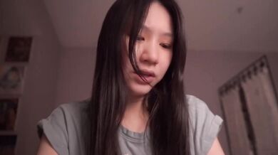 innocent chinese girl destroyed daddy gushing asmr amateur solo
