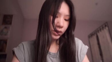 innocent chinese girl destroyed daddy gushing asmr amateur solo