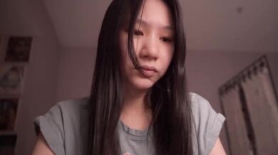 innocent chinese girl destroyed daddy gushing asmr amateur solo