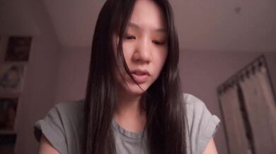 innocent chinese girl destroyed daddy gushing asmr amateur solo