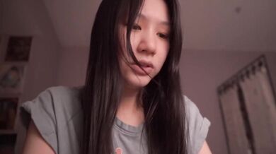 innocent chinese girl destroyed daddy gushing asmr amateur solo