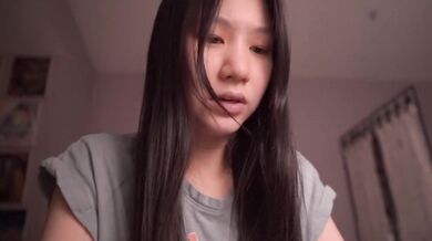 innocent chinese girl destroyed daddy gushing asmr amateur solo