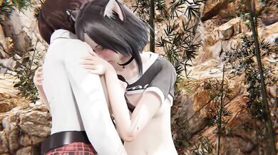 Tangled Secrets Destroyed in a Uncensored Cat Girl Threesome