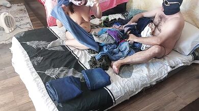 Hairy Japanese Massage Foreplay Destroyed Real Amateur Couple Passionate Orgasm