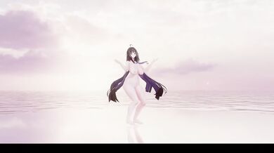 MMD cute strip dance by Hentai ELF vtuber destroyed gushing choked