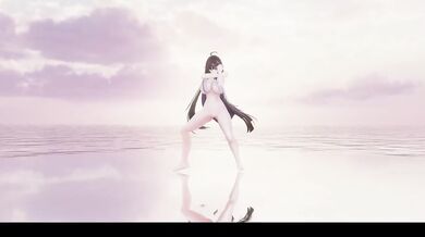 MMD cute strip dance by Hentai ELF vtuber destroyed gushing choked