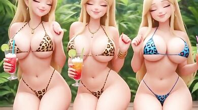 Tropical Resort Episode 2 Club Blue Baddies Destroyed Gushing Choked