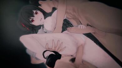 Detective Is Already Dead Nami Nagisa 3D Sandwiched POV Double Pussy Creampie Mature Cosplay Animation
