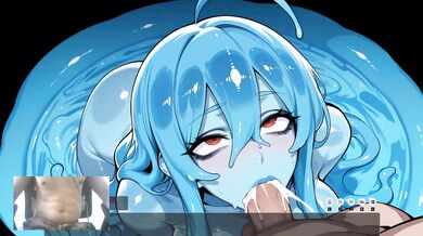 Slime Girl Futanari Destroyed Gushing Cock Creampie Rough Sex Cartoon