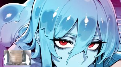 Slime Girl Futanari Destroyed Gushing Cock Creampie Rough Sex Cartoon