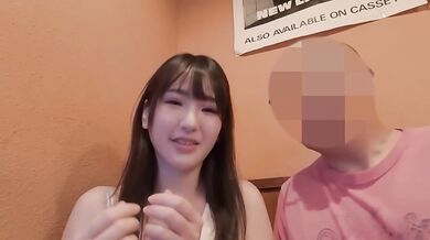 Smiling Cute Personality Underground Idol Destroyed by Toy Insert Challenge in Public Cafe with Massive Ejaculation and Cleaning