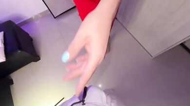 Prom Night Destroyed Her Stepbrother Chokes Her Blowjob And Deepthroat In The Mirror
