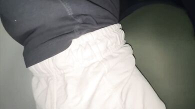 Stranger Grabs Hidden Flashed Dick Touching Big Ass Curvy Latina MILF Amateur Role Play