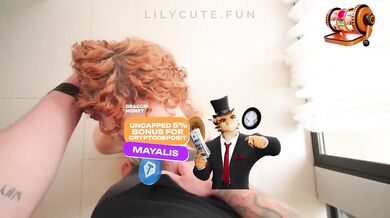 POV Amateur Redhead GF Lets Crewn Choke And Spank Her To Squirt