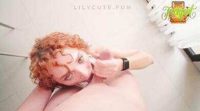 POV Amateur Redhead GF Lets Crewn Choke And Spank Her To Squirt