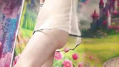 Sweet Petite Asian Babe Hana Destroyed in College Solo