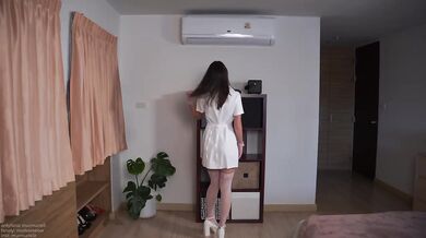 I Changed Into 5 Uniforms Then I Started Giving JOI Commands Brunette Big Tits Big Ass Russian Panties Solo Hot Nurse Flight Attendant Maid Fake Doctor Mechanic Try On Uniform Teacher Roleplay Stockings