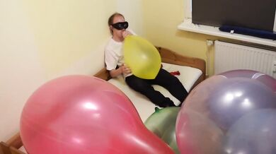 Gushing Blowjob Destroyed By Amateur G24 Crystal Yellow Balloon Choke