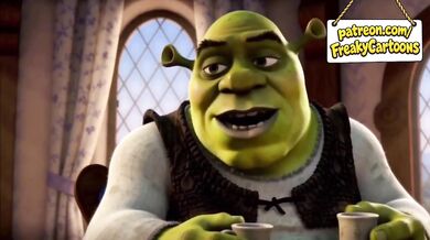 Rapunzel Destroyed by Shrek Monster Cock Gushing Blowjob First Time