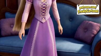 Rapunzel Destroyed by Shrek Monster Cock Gushing Blowjob First Time