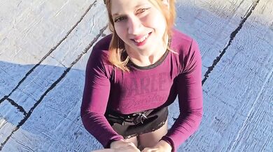 Garganta Profunda Destroyed Choking Huge Load on Face Outdoor Fuck Public Sex Big Tits Babe