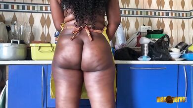 Who Is That Big Ass Ebony In My Kitchen Should I Fuck Her Or Choke Creampie Ass Spanking Squirt