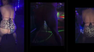 Leopard Skirt Destroyed Big Ass Latina Dancing Naked In Club