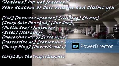 Raccoon GF Gets Jealous and Claims You in Car Sex Intersex Speaker F4F Possessive Sex Growling