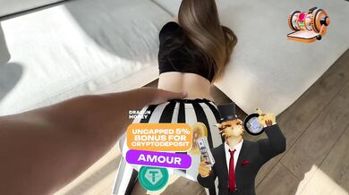 Stepmom In Tight Leggings Gives Butt Massage Seduces Stepson With Big Ass Taboo Reality