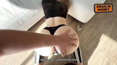 Stepmom In Tight Leggings Gives Butt Massage Seduces Stepson With Big Ass Taboo Reality