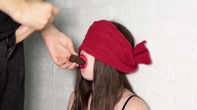 Step Sis Destroyed By Ice Cream Taste Game Covered In Cum Cumshot On Face