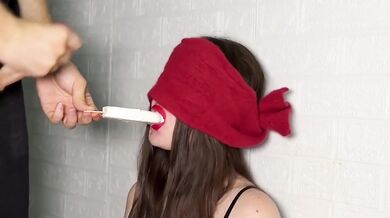 Step Sis Destroyed By Ice Cream Taste Game Covered In Cum Cumshot On Face
