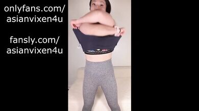 Asian Gym Girl Destroyed By Natural Weight Loss Gushing Breasts