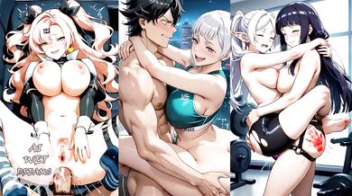 Ai Wet Dreams JOI Punheta Hentai Girls Destroyed Gushing Creampie Gangbang Naruto Black Clover Danganronpa Frieren