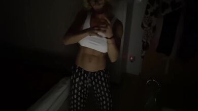 Amateur Blonde Fitness Model Wife Dances Before Big Dick Fucks Her To Squirting