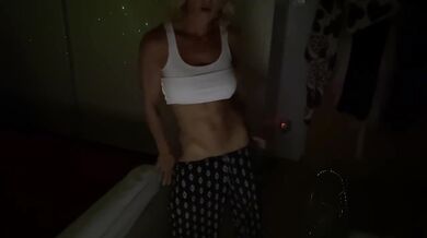 Amateur Blonde Fitness Model Wife Dances Before Big Dick Fucks Her To Squirting