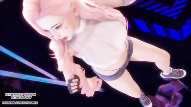 Destroyed Hype Boy Spellbound Dance Gushing Choked 4K Uncensored Ahri Seraphine