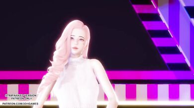 Destroyed Hype Boy Spellbound Dance Gushing Choked 4K Uncensored Ahri Seraphine