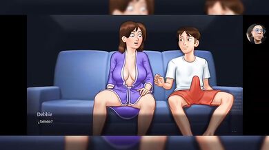 Summertime Saga Remake en Español Parte 6 Ebony Step Mom Big Tits Big Ass Destroyed Gushing