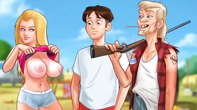 Summertime Saga Walkthrough Gameplay ep20 Big Boobs Big Ass MILF Cartoon Porn Game