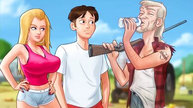 Summertime Saga Walkthrough Gameplay ep20 Big Boobs Big Ass MILF Cartoon Porn Game