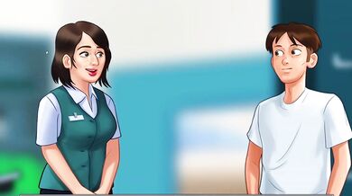 Summertime Saga Walkthrough Gameplay ep20 Big Boobs Big Ass MILF Cartoon Porn Game